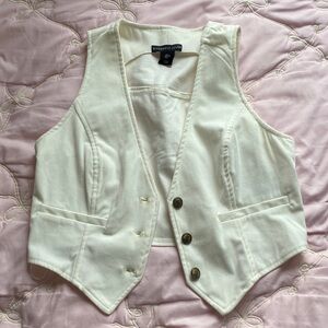 Cream Vest